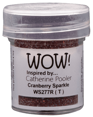 WOW! Embossing Glitter - Cranberry Sparkle