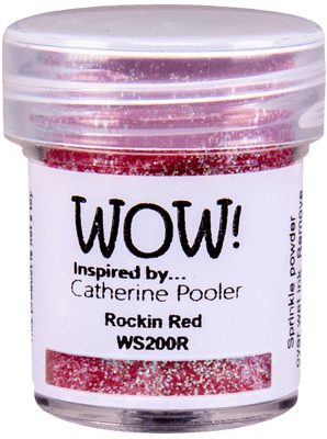 WOW! Embossing Glitter - Rockin Red - WS200R