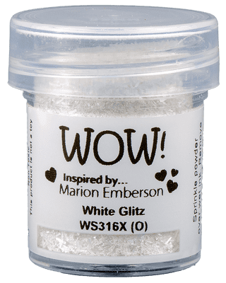 WOW! Embossing Glitter - White Glitz