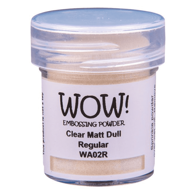 WOW Embossing Powder - Clear Matt Dull