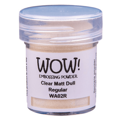 WOW! Embossing Powder - Clear Matt Dull