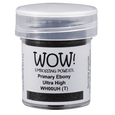 WOW! Embossing Powder - Ebony - Ultra High