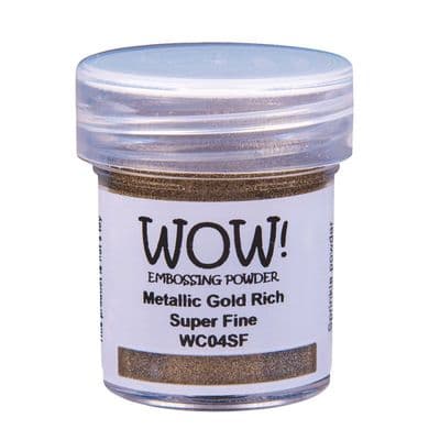 WOW! Embossing Powder - Metallic Gold Rich Super Fine