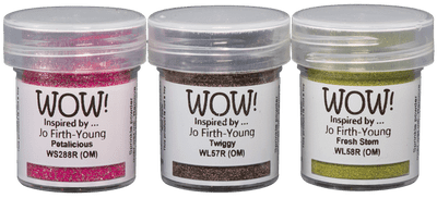 WOW!  Embossing Powder Trio - English Garden Jo Firth-Young Exclusive
