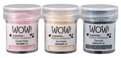 WOW! Embossing Powder Trio - Fairground Marion Emberson Exclusive