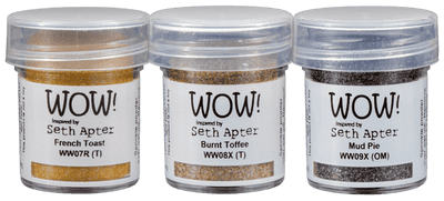 WOW!  Embossing Powder Trio - Just Desserts Seth Apter Exclusive