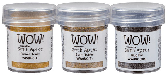 WOW!  Embossing Powder Trio - Just Desserts Seth Apter Exclusive