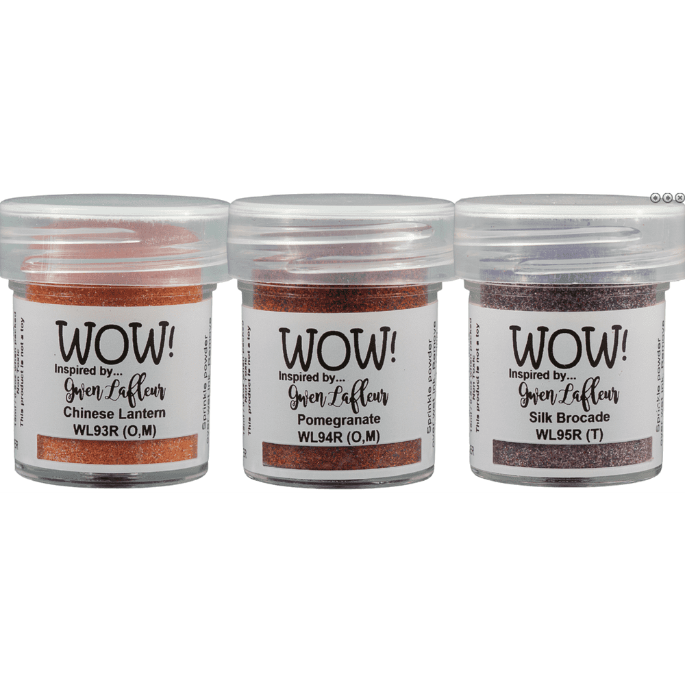 WOW Embossing Powder Trio Silk Road Gwen Lafleur Exclusive