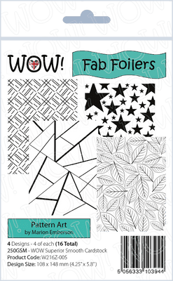 WOW! Fab Foilers - Pattern Art by Marion Emberson