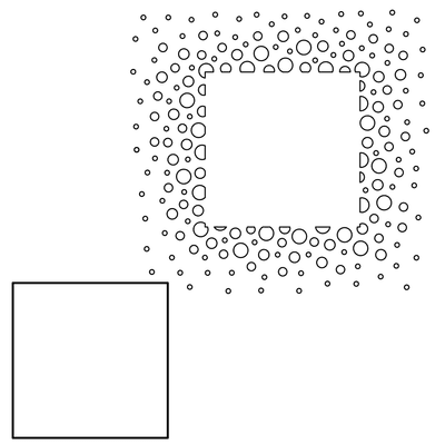 WOW! Stencil - Confetti Square by Verity Biddlecombe