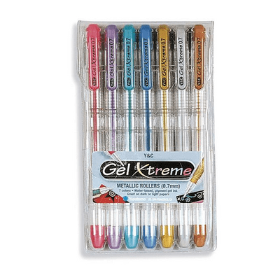 Yasutomo Gel Xtreme Metallic Pens