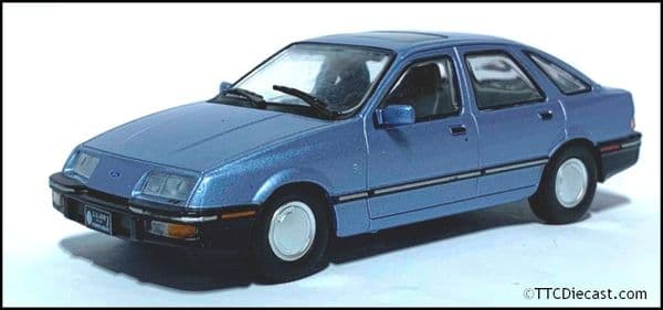 1:43 Scale Diecast - Ford Sierra 2.3l Ghia 1984 - Light Blue - In Solid plastic case - MAG LX99