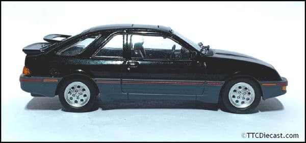 1:43 Scale Diecast - Ford Sierra XR4 1984 Black  - In Solid plastic case - MAG LX47