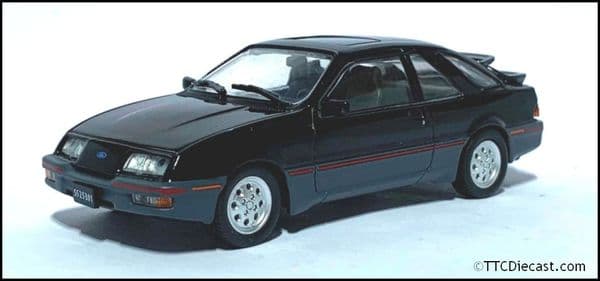 1:43 Scale Diecast - Ford Sierra XR4 1984 Black - In Solid plastic case - MAG LX47