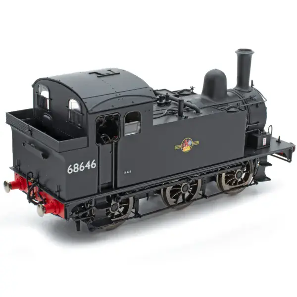 Accurascale  ACC2441-DCC 68646 - Late BR J68 - Plain Black, DCC SOUND, OO Gauge