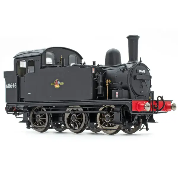 Accurascale  ACC2441-DCC 68646 - Late BR J68 - Plain Black, DCC SOUND, OO Gauge
