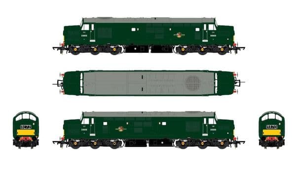 Accurascale ACC2618-DCC Class 37 - BR Green w/small yellow panel - D6600 - DCC Sound