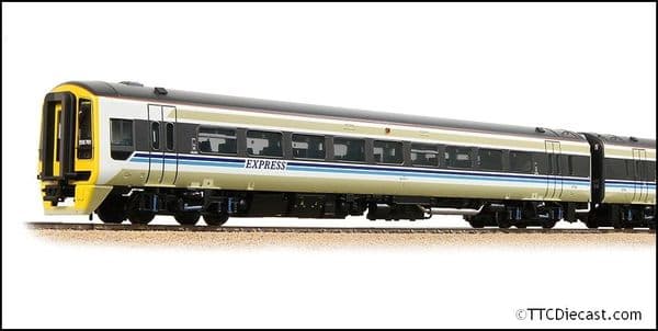 Bachmann 31-496 Class 158 2-Car DMU 158761 BR Provincial (Express) OO Gauge