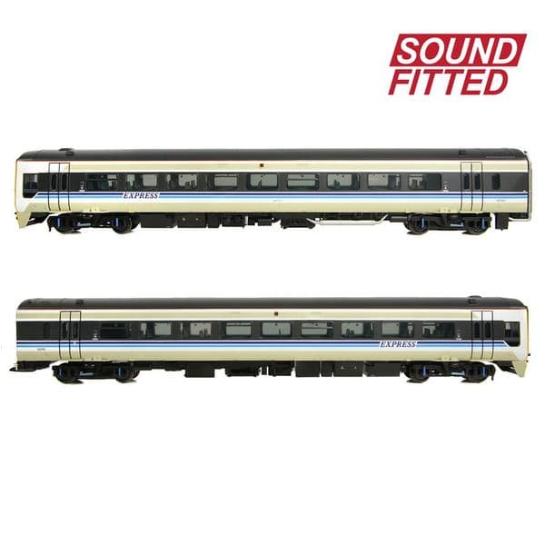 Bachmann 31-496SF Class 158 2-Car DMU 158761 BR Provincial (Express) OO Gauge