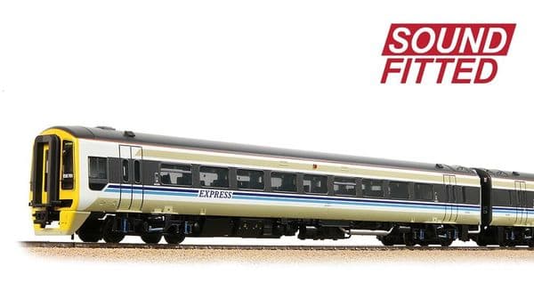 Bachmann 31-496SF Class 158 2-Car DMU 158761 BR Provincial (Express) OO Gauge