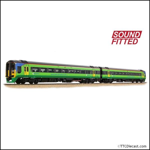 Bachmann 31-516ASF Class 158 2-Car DMU 158856 Central Trains - OO Gauge