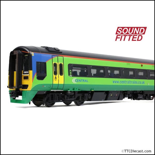 Bachmann 31-516ASF Class 158 2-Car DMU 158856 Central Trains - OO Gauge