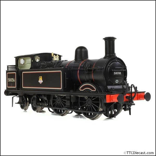 Bachmann 31-742B MR 1532 (1P) Tank 58056 BR Lined Black (Early Emblem), OO Gauge
