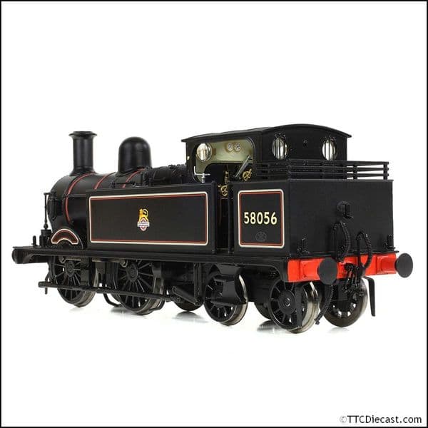 Bachmann 31-742B MR 1532 (1P) Tank 58056 BR Lined Black (Early Emblem), OO Gauge