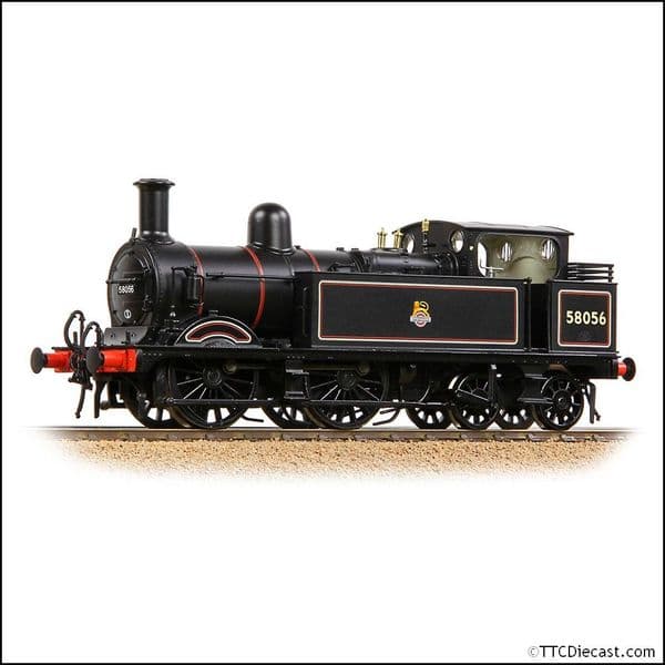 Bachmann 31-742B MR 1532 (1P) Tank 58056 BR Lined Black (Early Emblem), OO Gauge