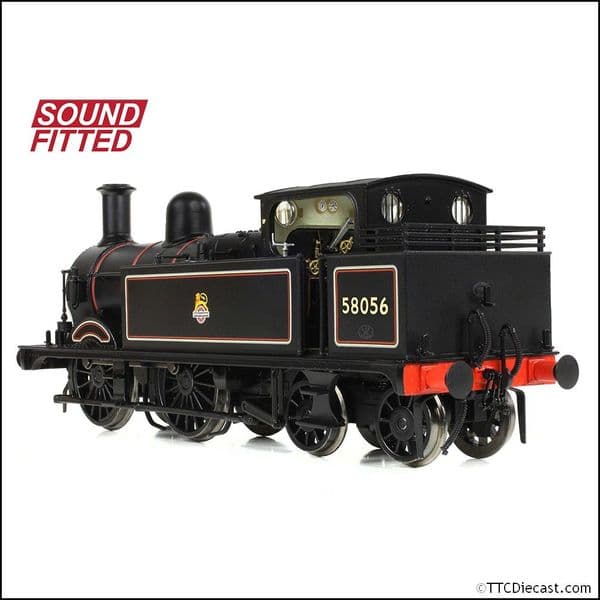 Bachmann 31-742BSF MR 1532 (1P) Tank 58056 BR Lined Black (Early Emblem), OO Gauge