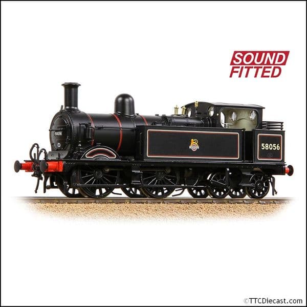 Bachmann 31-742BSF MR 1532 (1P) Tank 58056 BR Lined Black (Early Emblem), OO Gauge