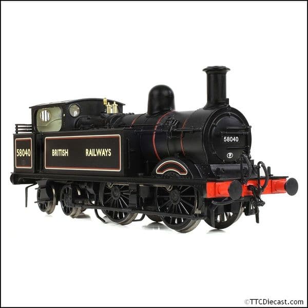 Bachmann 31-743A MR 1532 (1P) Tank 58040 BR Lined Black (British Railways), OO Gauge