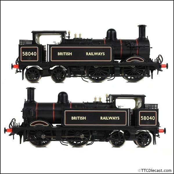 Bachmann 31-743A MR 1532 (1P) Tank 58040 BR Lined Black (British Railways), OO Gauge