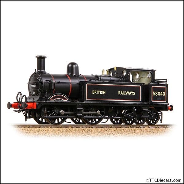 Bachmann 31-743A MR 1532 (1P) Tank 58040 BR Lined Black (British Railways), OO Gauge