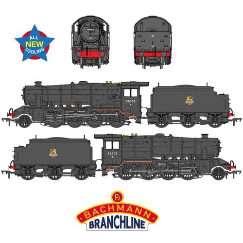 Bachmann 35-230 LMS 8F Welded Tender 48305 BR Black (E/Crest) OO Gauge *PRE ORDER £212.46*