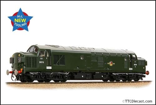Bachmann 35-302 Class 37/0 Split Headcode D6710 BR Green (Late Crest) OO Gauge
