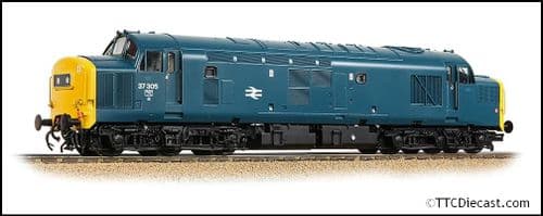 Bachmann 35-303 Class 37/0 Centre Headcode 37305 BR Blue OO Gauge