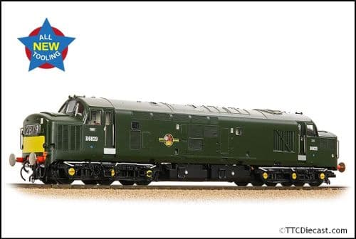 Bachmann 35-306 Class 37/0 Centre Headcode D6829 BR Green SYE - OO Gauge