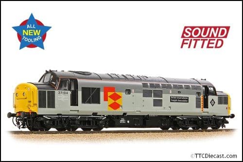 Bachmann 35-307SF Class 37/0 37194 'British Int. Freight Assoc.' BR RF - OO Gauge