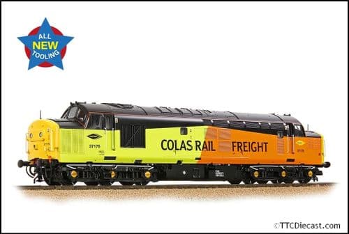 Bachmann 35-310 Class 37/0 Centre Headcode 37175 Colas Rail OO Gauge