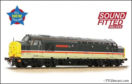 Bachmann 35-336SFX Class 37/4 37401 'Mary Queen of Scots' BR IC (Mainline), OO Gauge