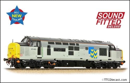 Bachmann 35-337SFX Class 37/4 37423 'Sir Murray Morrison' BR RF Metals Sector, OO Gauge