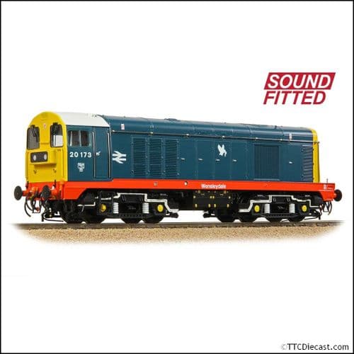 Bachmann 35-358SF Class 20 Headcode Box 20173 'Wensleydale' BR Blue (Red Solebar) - OO Gauge