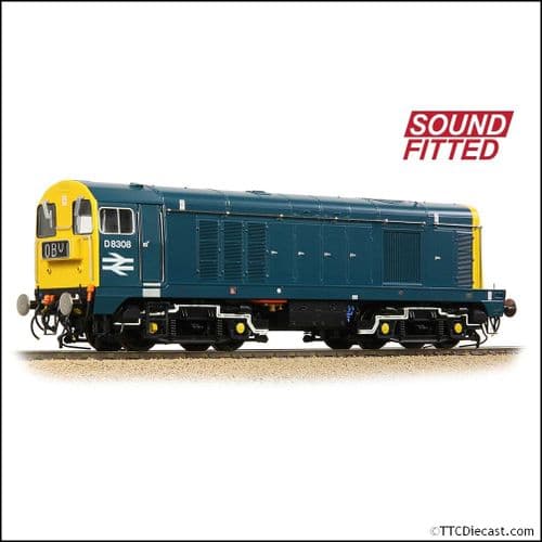 Bachmann 35-359SF Class 20/0 Headcode Box D8308 BR Blue - OO Gauge