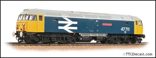 Bachmann 35-415 Class 47/7 47711 'Greyfriars Bobby' BR Large Logo, OO Gauge