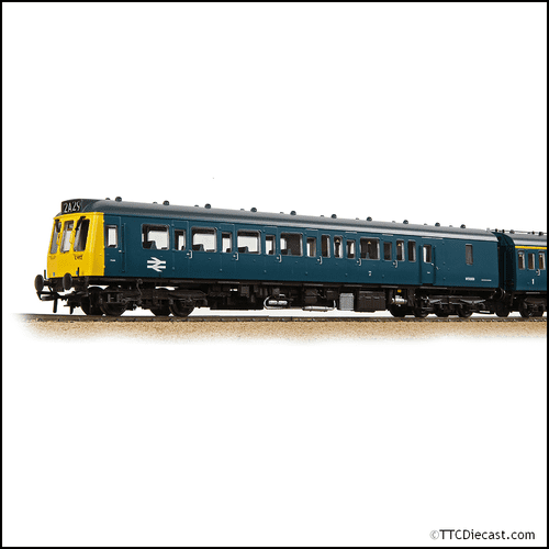 Bachmann 35-504 Class 117 3-Car DMU L412 BR Blue - OO Gauge