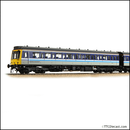 Bachmann 35-505 Class 117 3-Car DMU 117308 BR Regional Railways  - OO Gauge