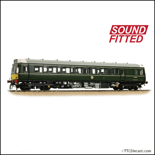 Bachmann 35-528SF Class 121 Single-Car DMU W55028 BR Green (SYP)  - OO Gauge
