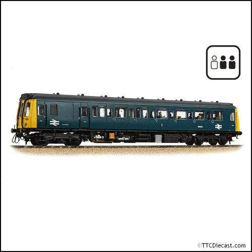 Bachmann 35-529PF Class 121 Single-Car DMU W55033 BR Blue [PF] - OO Gauge
