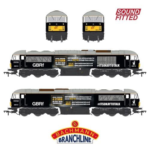 Bachmann 35-782SF Class 69 69013 Andy's Man Club GBRf Black (DCC SOUND) OO Gauge *PRE ORDER £305.96*